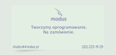 Studio Informatyczne Modus - Oprogramowanie dla firm. Na zamwienie.